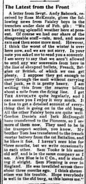Paisley Advocate, March 1, 1916
